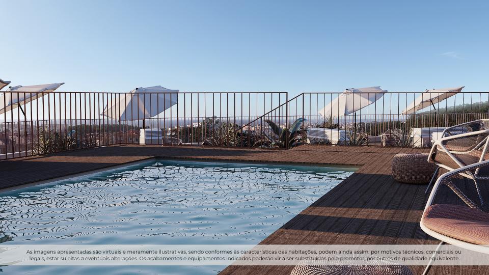 Piscina exterior no rooftop